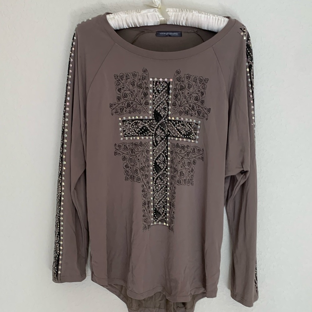 Voice of California sequined top